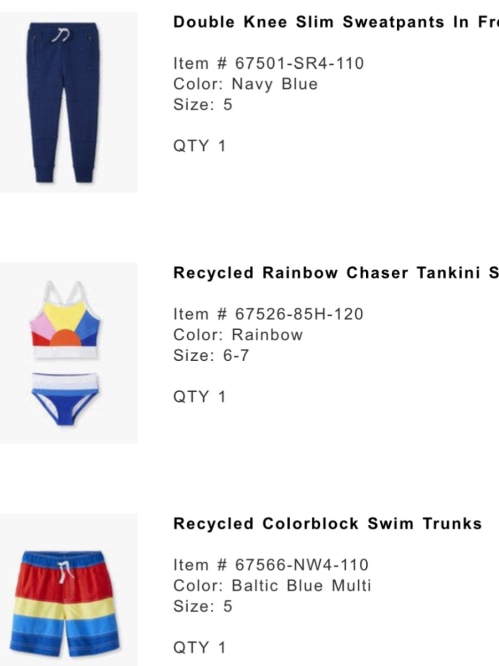 Hanna Andersson girls 2 piece tankini
Recycled rainbow chaser - Picture 5 of 5